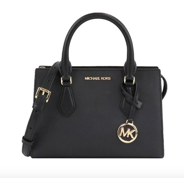 mk010 Small Crossbody Satchel Black (Parallel Import)