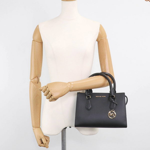 mk010 Small Crossbody Satchel Black (Parallel Import)