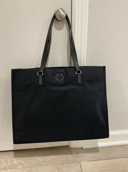Tory330 香港現貨 Tory Burch Ella Black Nylon Tote