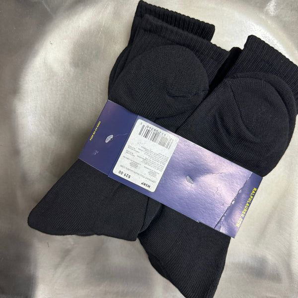 Polo201 香港現貨  Ralph Lauren - Polo 大優惠 6對黑色 經典小馬logo長襪 (平行進口)