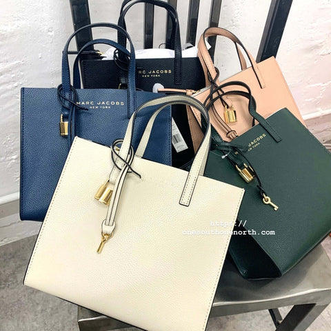 香港現貨 Marc Jacobs Mini Grind Coated Leather Tote