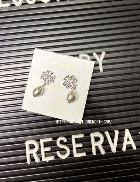 Tory Burch Logo Earring