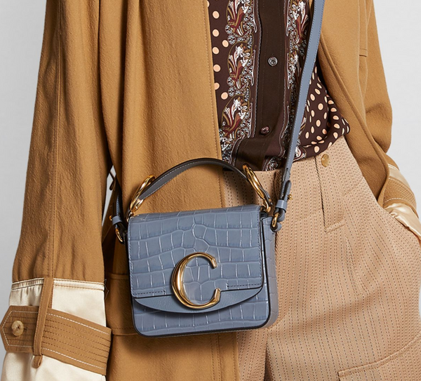 香港現貨 Chloe Mini C ash blue
