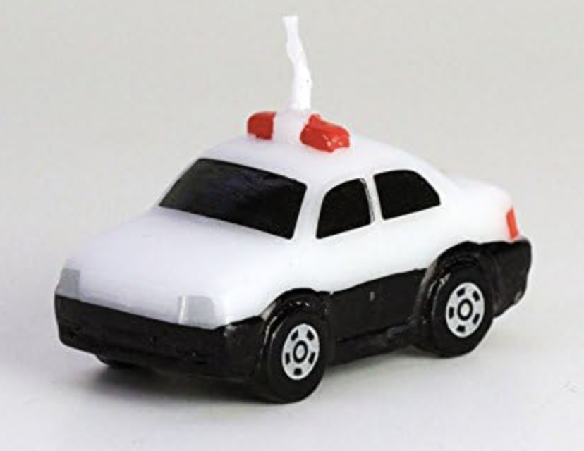 tomy005 香港現貨 Tomica Tomy 生日蠟燭 日本警車