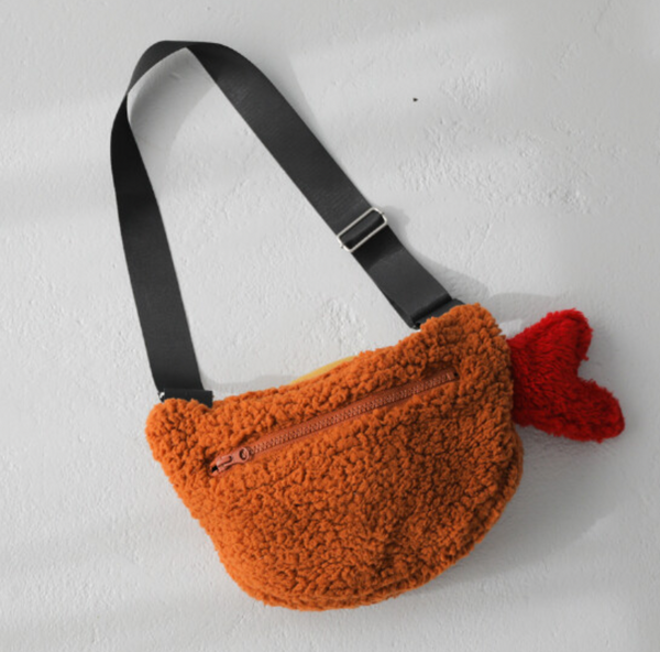 bag001 香港現貨 日本 炸蝦 天婦羅 Crossbody bag