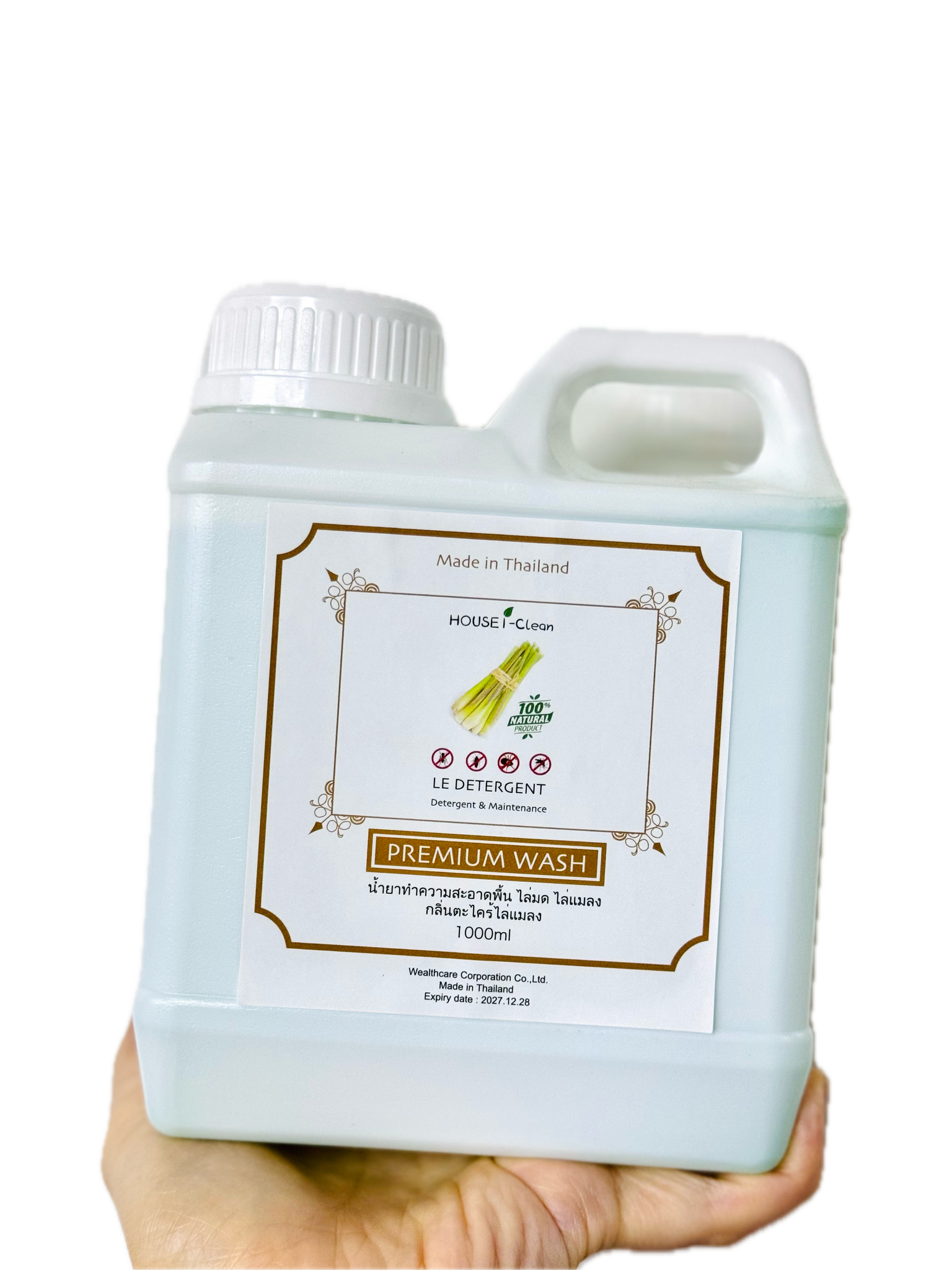 thailand001 泰國House I-Clean香茅檸檬草植萃地板驅蟲消潔液1000ML