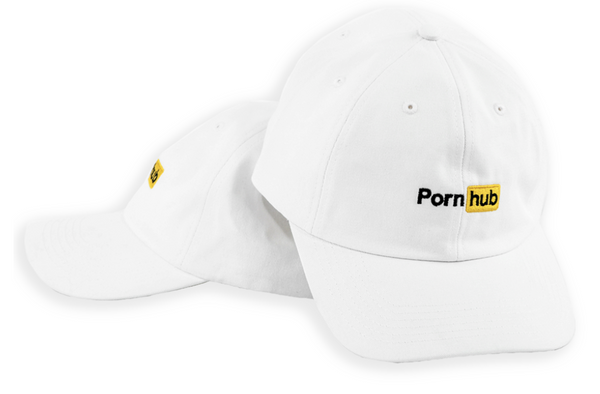 香港現貨 Porn hub 白色cap帽