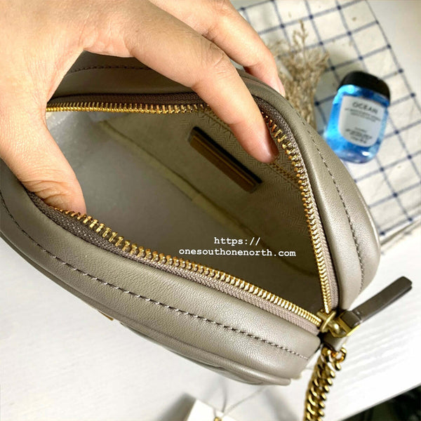 香港現貨 Tory Burch Kira Chevron Small Camera Bag