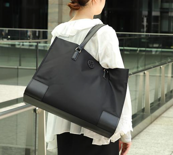 Tory330 香港現貨 Tory Burch Ella Black Nylon Tote
