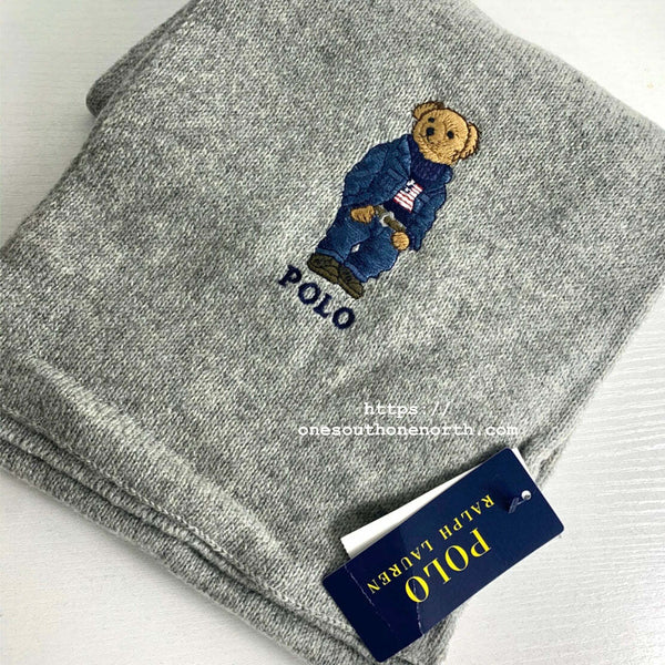 香港現貨 Polo Ralph Lauren Bear Cold Weather Scarf