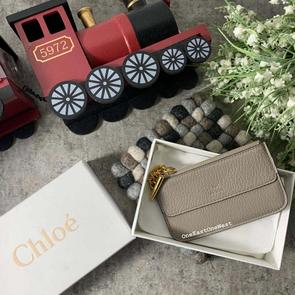 香港現貨 Chloe Drew textured-leather cardholder