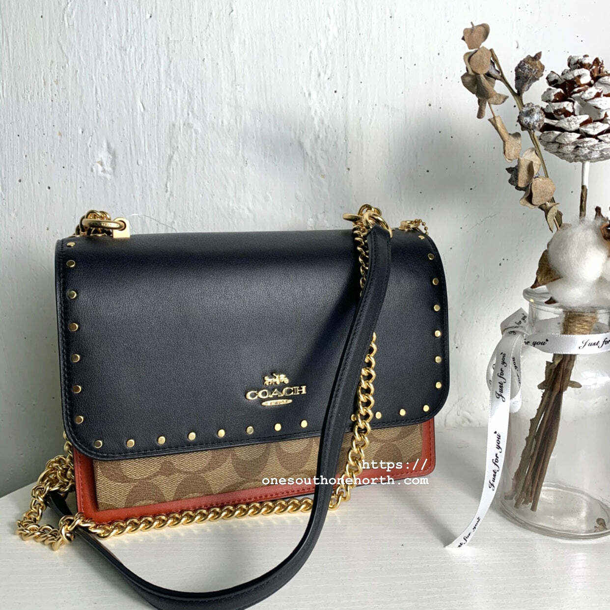香港現貨 Coach Klare Crossbody In Signature Canvas