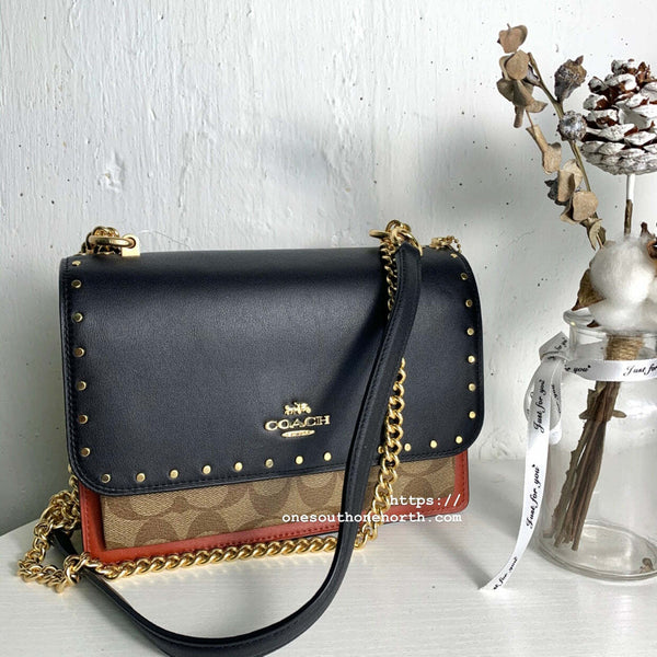 香港現貨 Coach Klare Crossbody In Signature Canvas