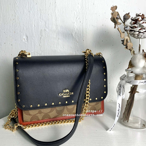 香港現貨 Coach Klare Crossbody In Signature Canvas