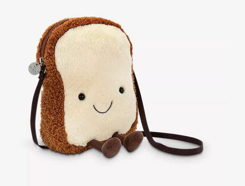 jelly002 JELLYCAT Amuseable Toast woven bag 19cm