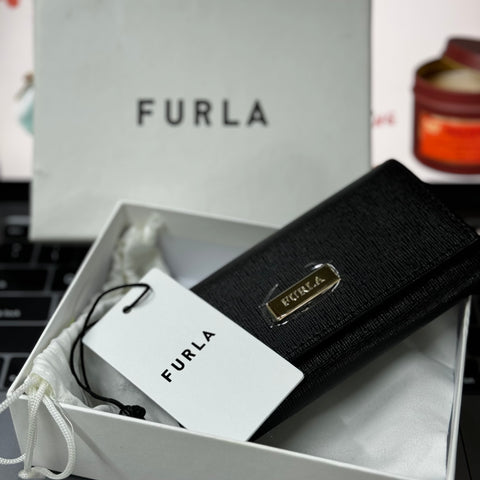 Furla209 香港現貨 禮盒 黑色 鑰匙包
