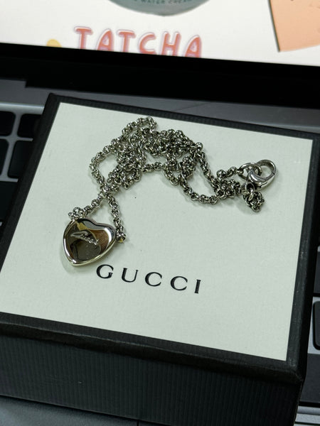 香港現貨 Gucci heart necklace