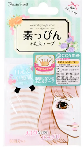 tape001日本製素肌雙眼皮膠貼  自然色 30對 【平行進口】