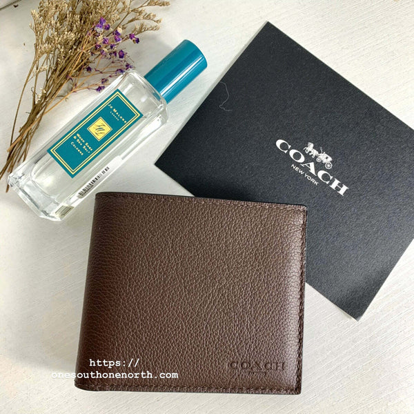 香港現貨 Coach Compact ID Men Wallet