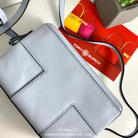 香港現貨 Tory Burch Block-T Double Zip Luna Leather