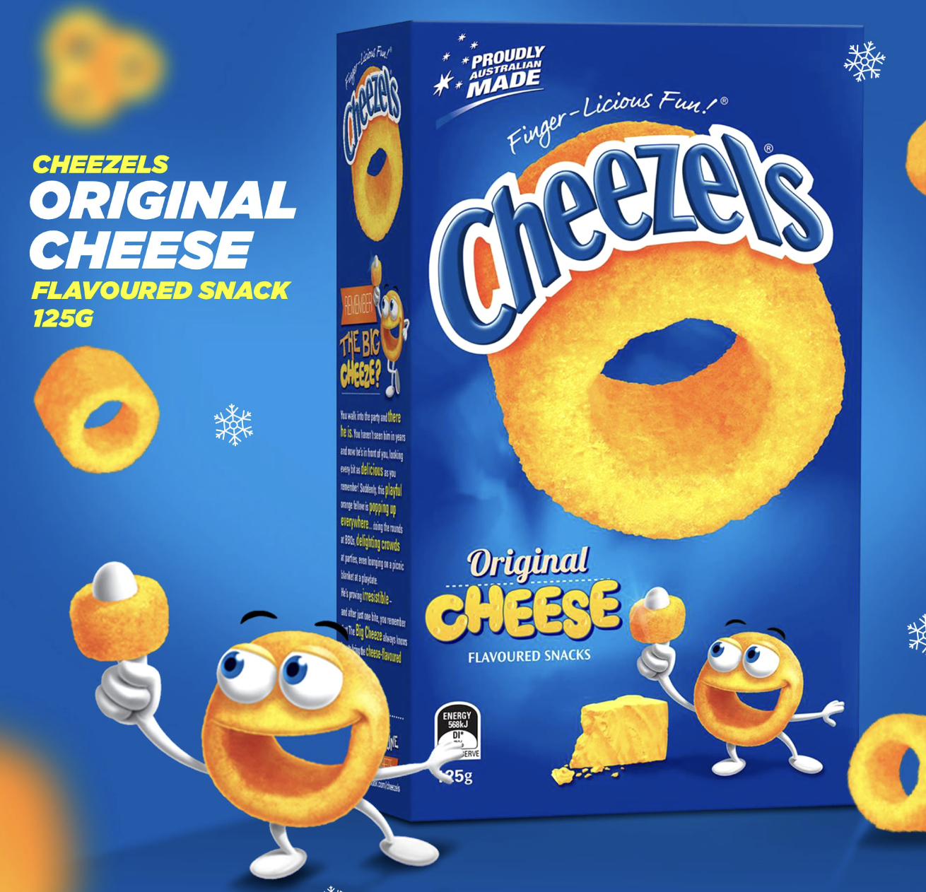 cheezels001cheezels original cheese 125G