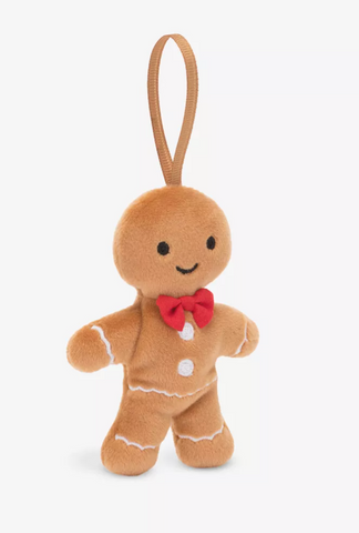 jelly046 Festive Folly Gingerbread Fred Christmas hanging decoration 10cm