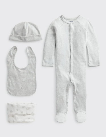 polo208  香港現貨 Polo Gift Set 4 in 1 Grey