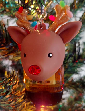 香港現貨  Bath & body works Light-up Festive Reindeer Holder