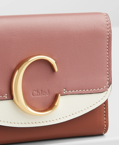 香港現貨 Chloe C Small Tri-Fold Wallet