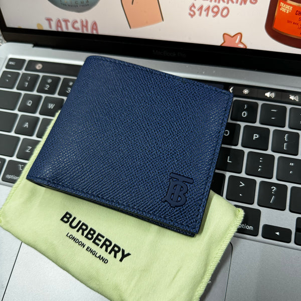 香港現貨 Burberry Navy Wallet (with dust bag)