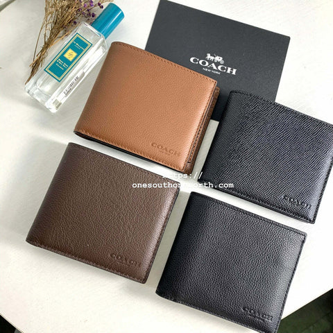 香港現貨 Coach Compact ID Men Wallet