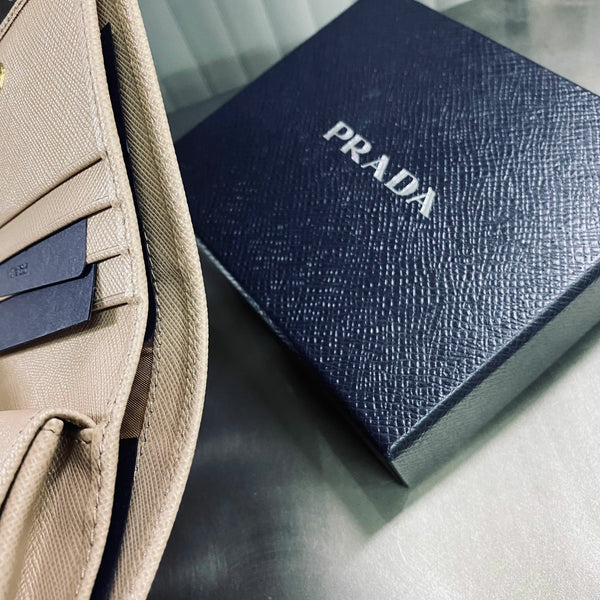 香港現貨 Prada Small Saffiano Leather Wallet