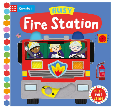 book024 Busy Fire Station - Board Book