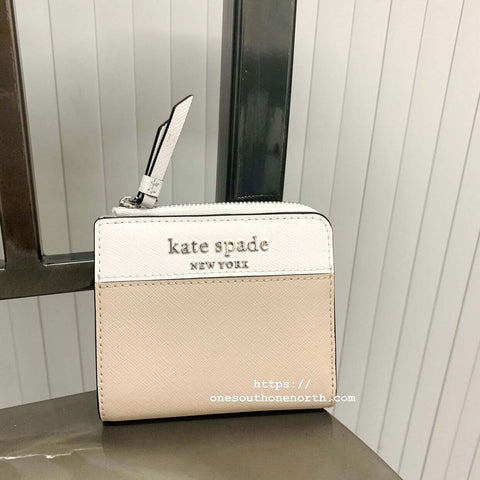 香港現貨 Kate Spade Small L-zip Bifold Wallet