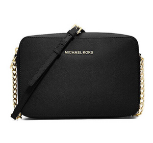 香港現貨 Michael Kors 黑色 金鏈實用斜背包
