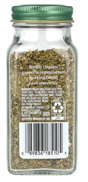 SO008 Simply Organic, All-Purpose Seasoning, 2.08 oz (59 g)