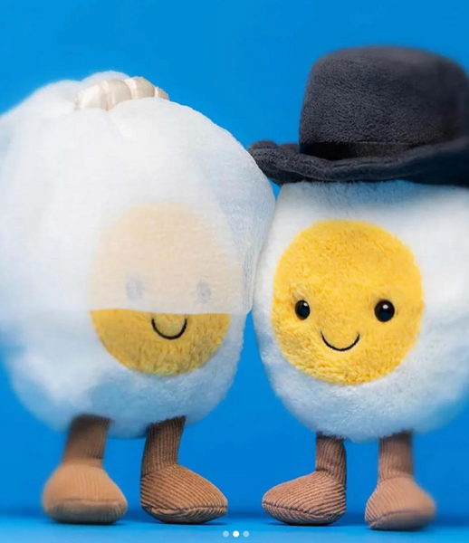香港現貨 JELLYCAT Boiled Egg Bride ,14cm