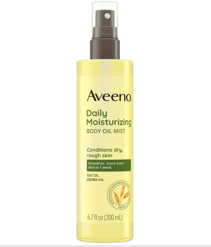 Aveeno103 身體保濕燕麥油噴霧 200ml 適合乾癢 濕敏皮膚 含燕麥和荷荷巴油 (平行進口)