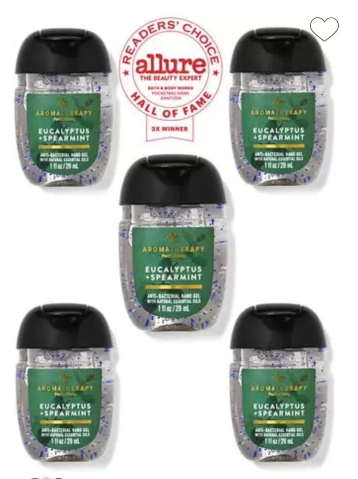 bbw129 香港現貨 Eucalyptus Spearmint PocketBac  x 5