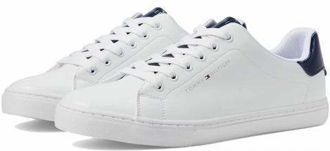tommy013 香港現貨 Tommy Hilfiger Lyan White Sneaker with the dark blue