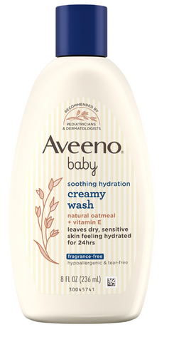 aveenobaby2 Aveeno Baby Soothing Hydration Creamy Body Wash with Natural Oatmeal