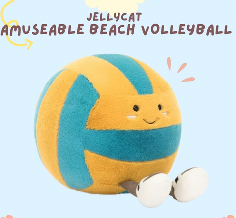 Jelly011 香港現貨 JELLYCAT Beach Volley Ball soft toy 26cm