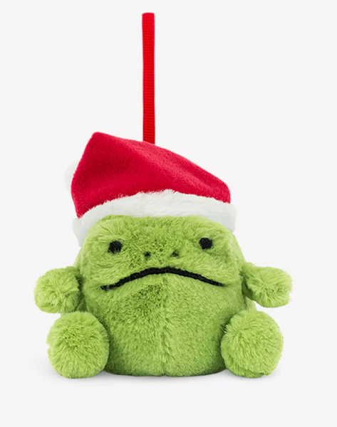 jelly032 Ricky Rain Frog Christmas hanging decoration 8cm