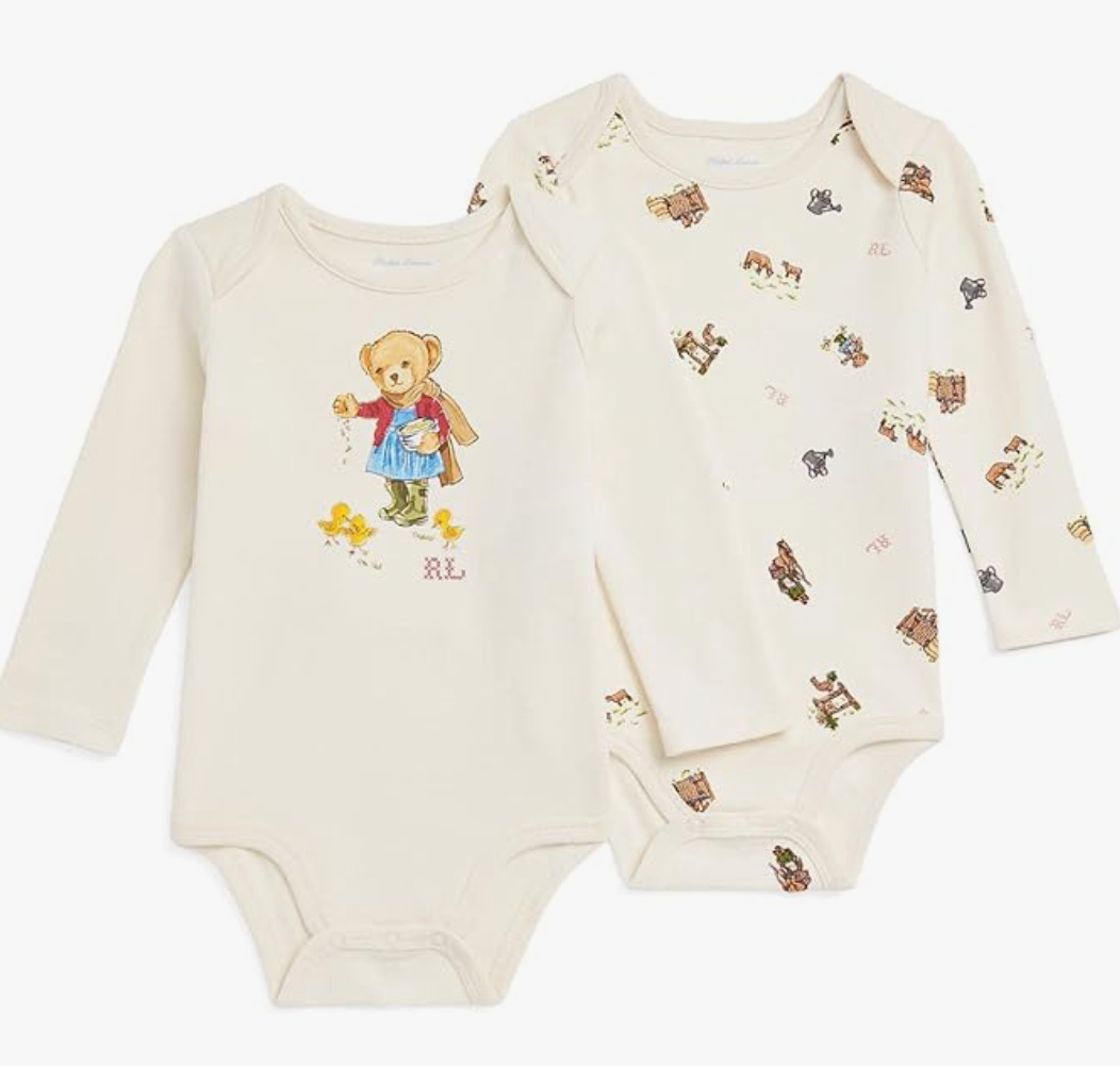 香港現貨 Polo Ralph Lauren Baby 長袖2件裝
