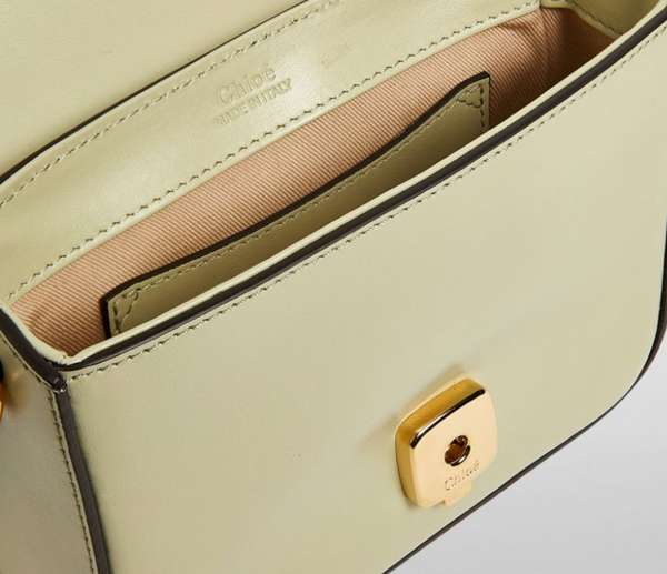 香港現貨 CHLOÉ  Mini Leather Two-Tone Chloé C Bag