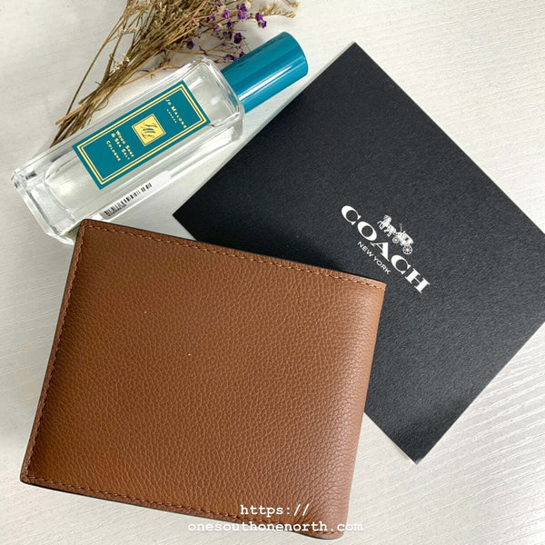 香港現貨 Coach Compact ID Men Wallet