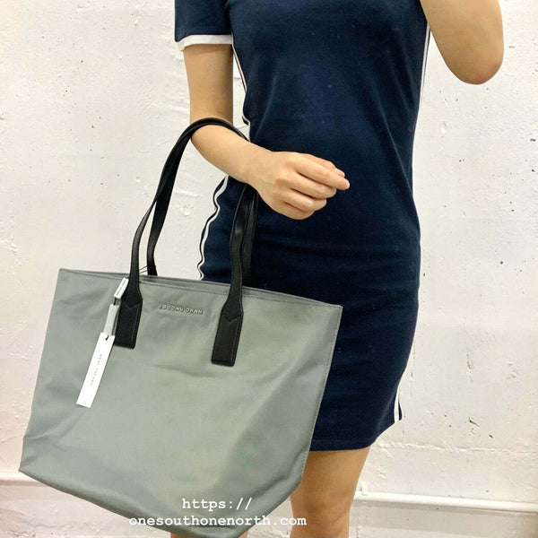 香港現貨 Marc Jacobs Nylon Wingman Tote Bag Grey Color