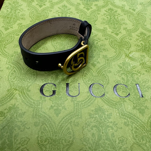 香港現貨 Gucci 皮革手帶