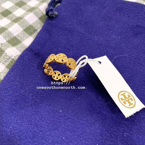 香港現貨 Tory Burch Frozen Logi Ring