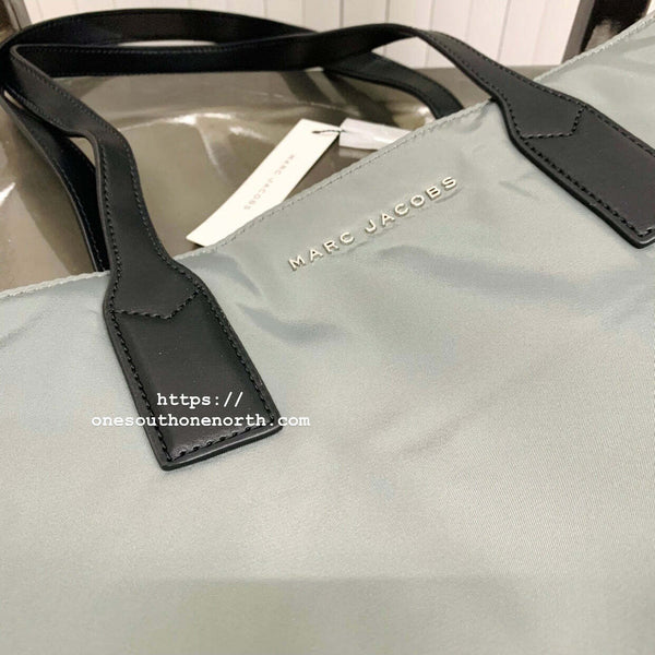 香港現貨 Marc Jacobs Nylon Wingman Tote Bag Grey Color